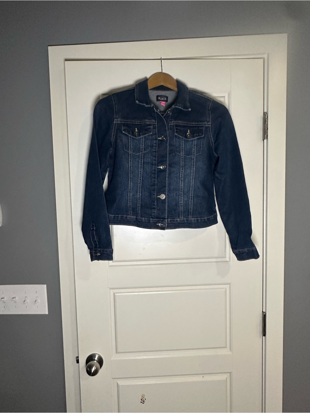 Place Dark Blue Denim Jacket
